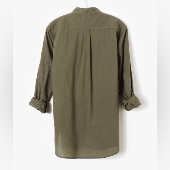 XÍRENA | Olive Green Button Up Beau Shirt - Picture 3 of 15